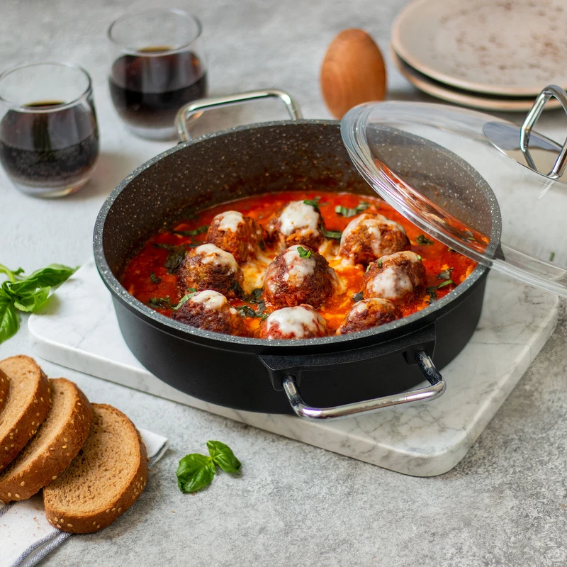 تابه دودسته تکنو مدل ان تاپ سایز 24