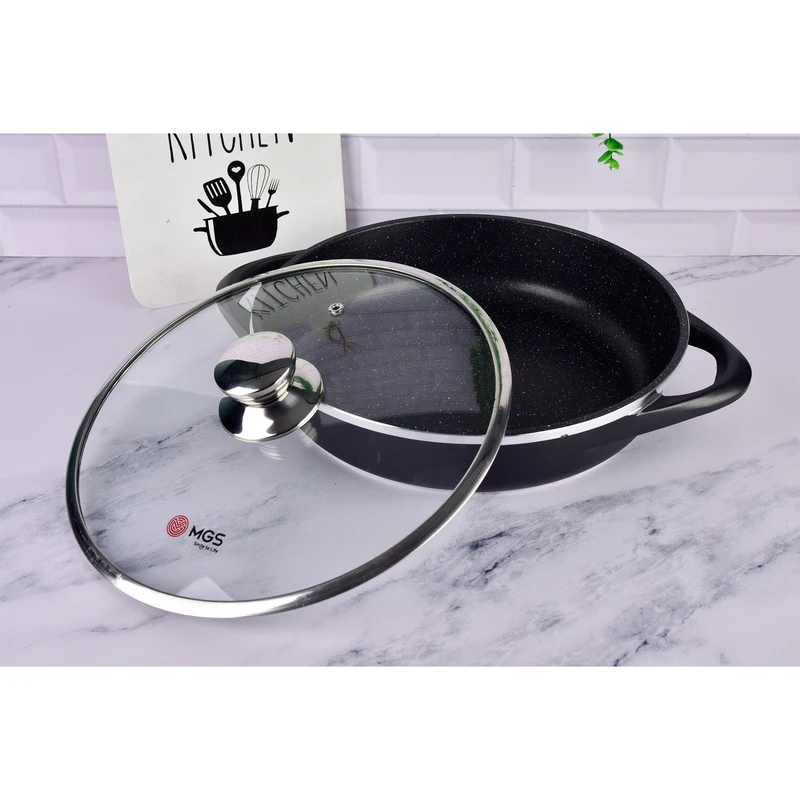 تابه ام جی اس طرح دو دسته کد 800207 سایز 28 تابه ام جی اس طرح دو دسته کد 800207 سایز 28