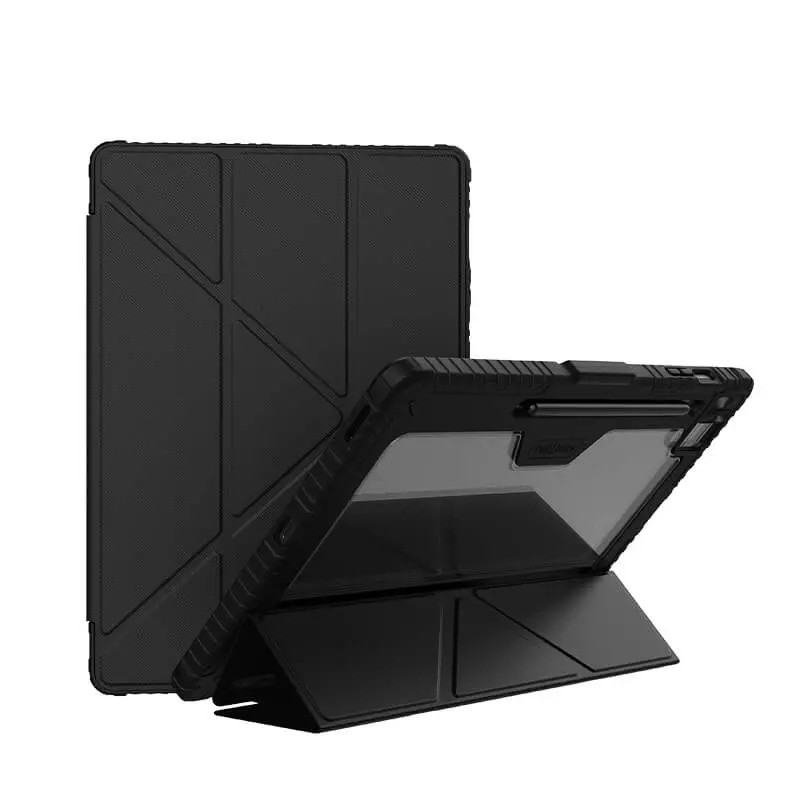 کیف کلاسوری نیلکین مدل Bumper Pro Multi-angle folding style مناسب برای تبلت سامسونگ Galaxy Tab S10 FE Plus