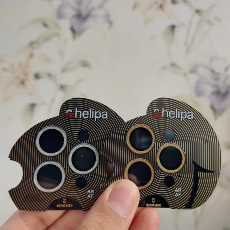 محافظ لنز دوربین شیشه ای اوجی مدل chelipa shine مناسب برای گوشی موبایل اپل iPhone 13 Pro