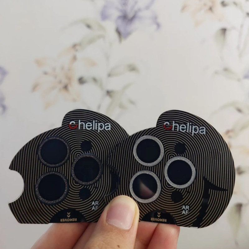محافظ لنز دوربین شیشه ای اوجی مدل chelipa shine مناسب برای گوشی موبایل  اپل iPhone 14 Pro