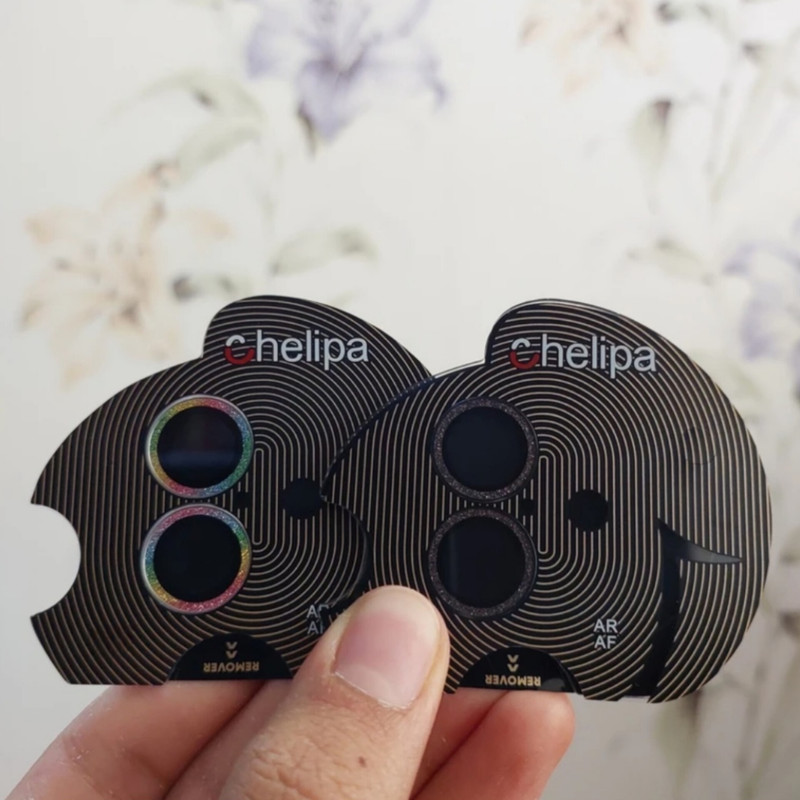 محافظ لنز دوربین شیشه ای اوجی مدل chelipa shine مناسب برای گوشی موبایل اپل iPhone 16
