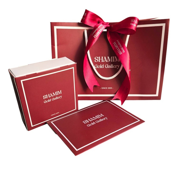 آویز گردنبند طلا عیار 750 شمیم گلد گالری طرح ونکلیف P-28