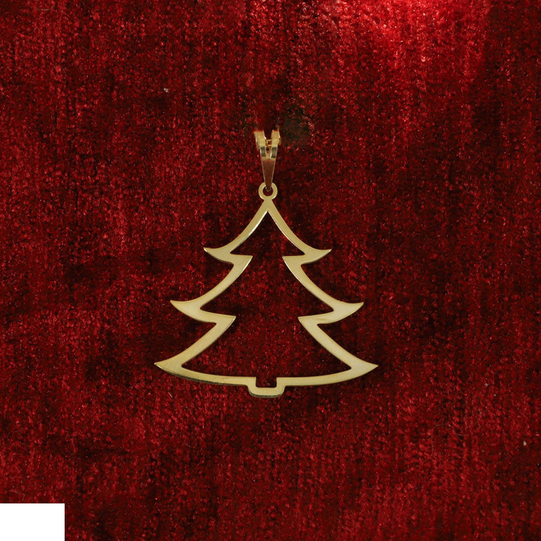 آویز گردنبند طلا 18 عیار شمیم گلد گالری مدل 1056