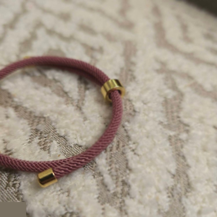 دستبند طلا 18 عیار زنانه شمیم گلد گالری طرح بینهایت و قلب کد D42-8