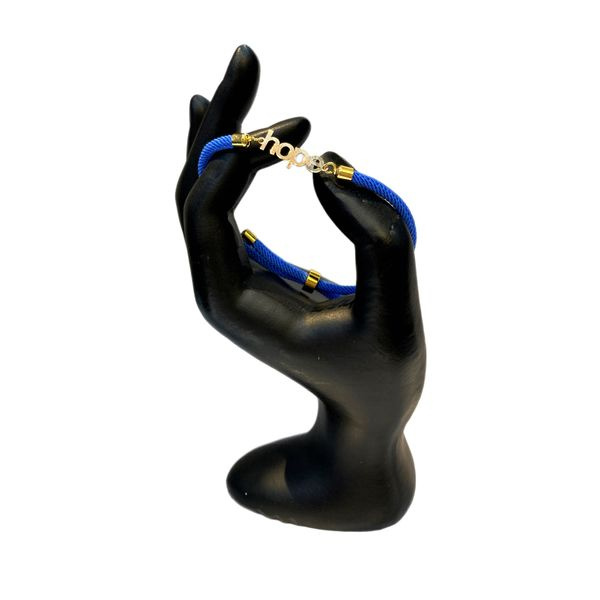 دستبند طلا 18 عیار زنانه شمیم گلد گالری مدل آسانسوری HOPE