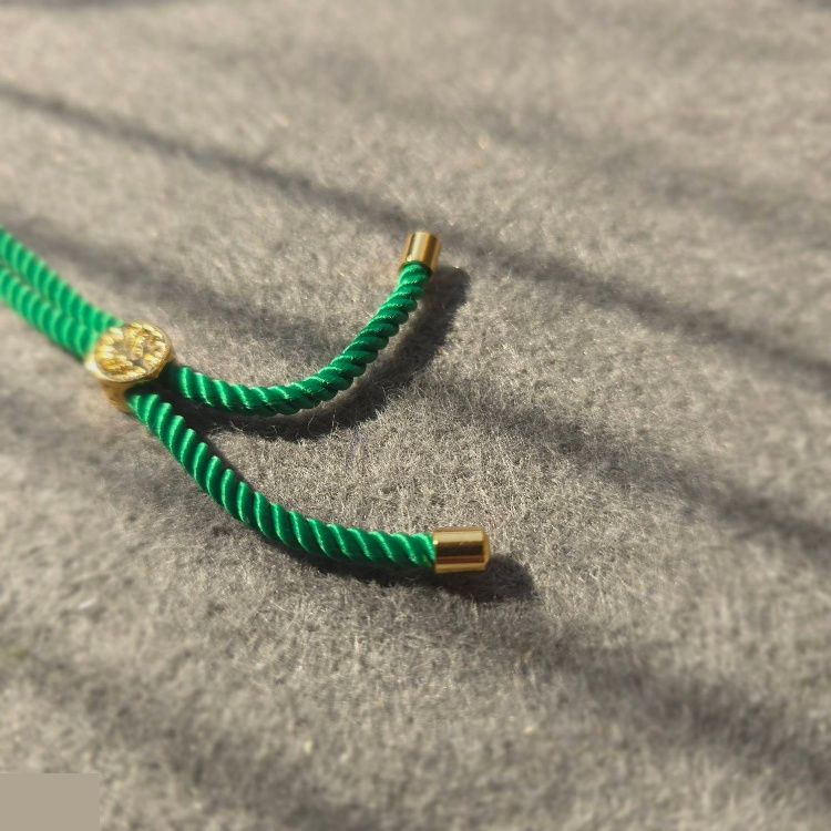 دستبند طلا 18 عیار زنانه شمیم گلد گالری طرح چشم کد D40-11