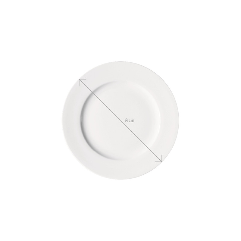 پیش دستی چینی زرین ایران مدل ایتالیا 19 زرین درجه عالی بسته شش عددی