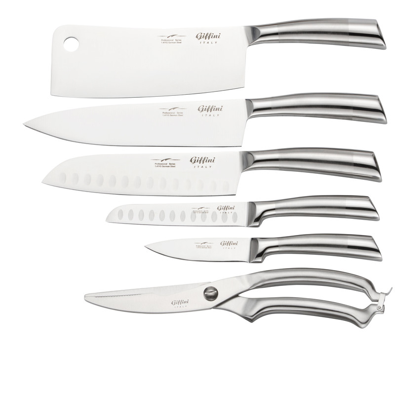 سرویس چاقو آشپزخانه 8 پارچه جی فی نی کد N.G.M.08