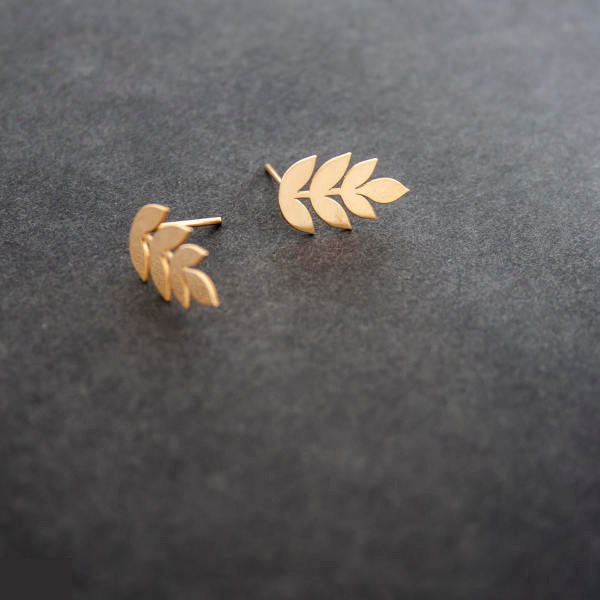 گوشواره طلا 18 عیار زنانه شمیم گلد گالری مدل DS11