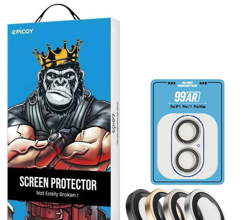 محافظ لنز دوربین اپیکوی مدل Blueo Innovation lens مناسب برای گوشی موبایل اپل iPhone 17