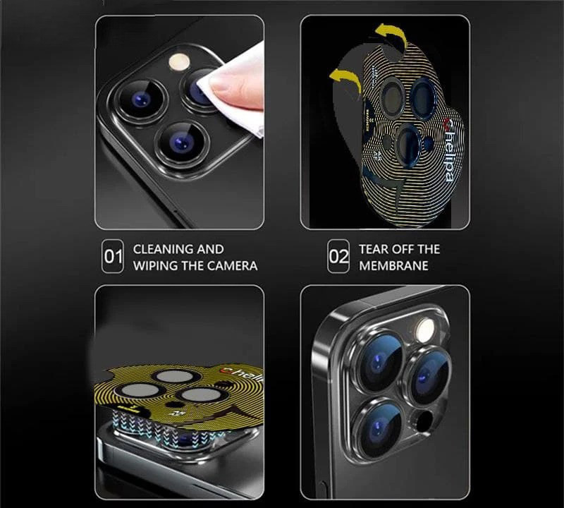 محافظ لنز دوربین اپیکوی مدل Chelipa Shine مناسب برای گوشی موبایل اپل iPhone 15 Pro Max / 15 Pro