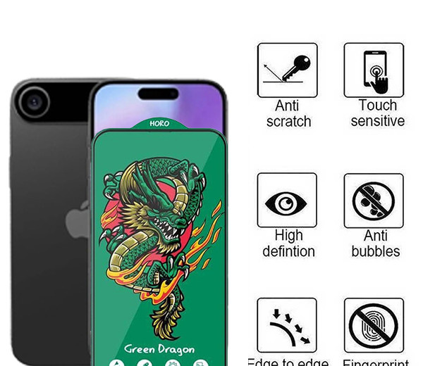 محافظ صفحه نمایش اپیکوی مدل Green Dragon ExplosionProof مناسب برای گوشی موبایل اپل iPhone 17 Air