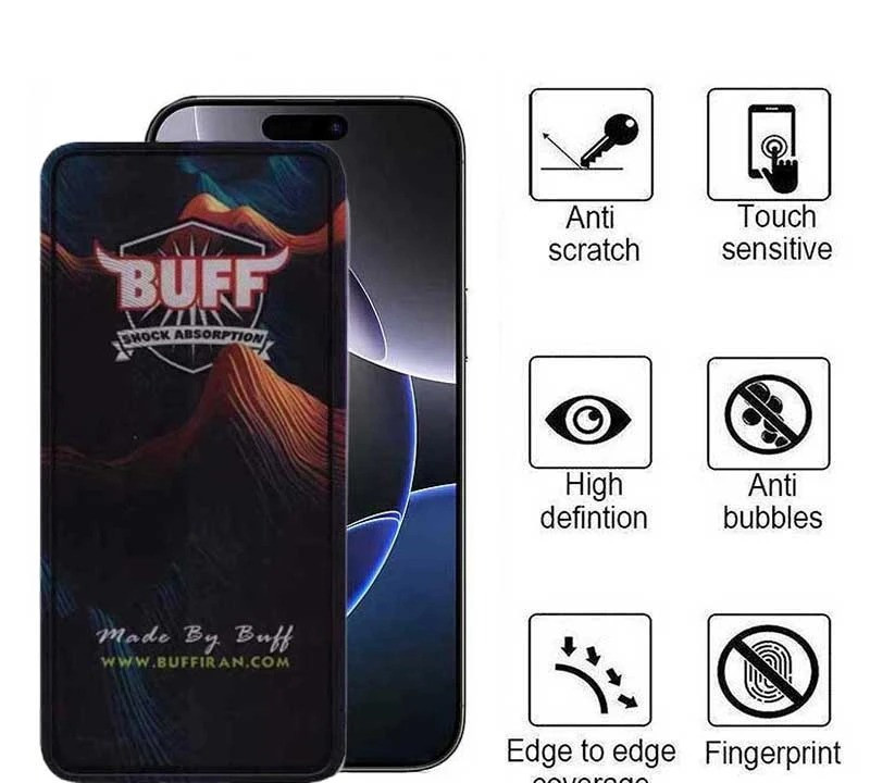 محافظ صفحه نمایش 5D بوف مدل Mountain مناسب برای گوشی موبایل اپل iPhone 17 Air