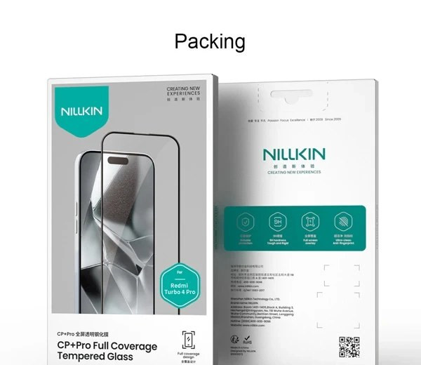 محافظ صفحه نمایش نیلکین مدل CP Plus Pro مناسب برای گوشی موبایل شیائومی Poco F7 / Redmi Turbo 4 Pro