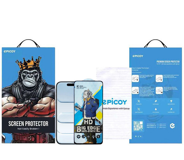 محافظ صفحه نمایش اپیکوی مدل Tiger-Big Edge مناسب برای گوشی موبایل اپل iphone 17 pro