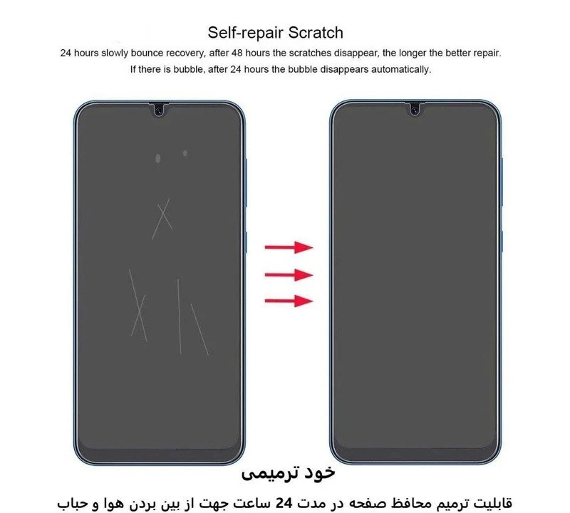 محافظ صفحه نمایش بوف مدل Hydrogel مناسب برای گوشی موبایل سامسونگ Galaxy A17 / A26 / A16