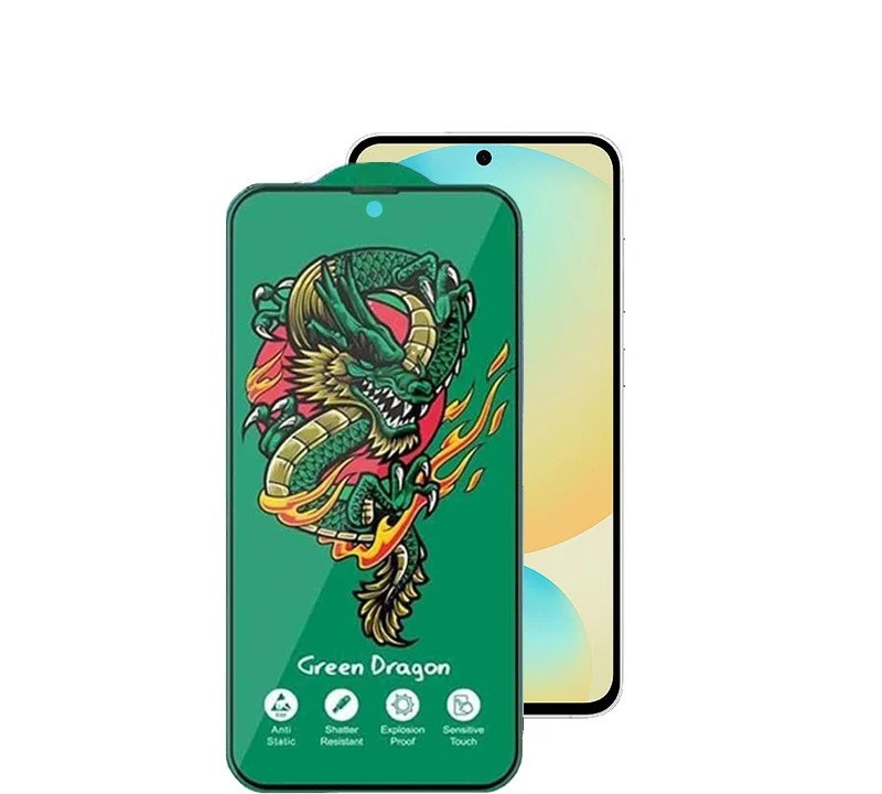 محافظ صفحه نمایش اپیکوی مدل Green Dragon ExplosionProof مناسب برای گوشی موبایل سامسونگ Galaxy S25 FE/ A55/ A35