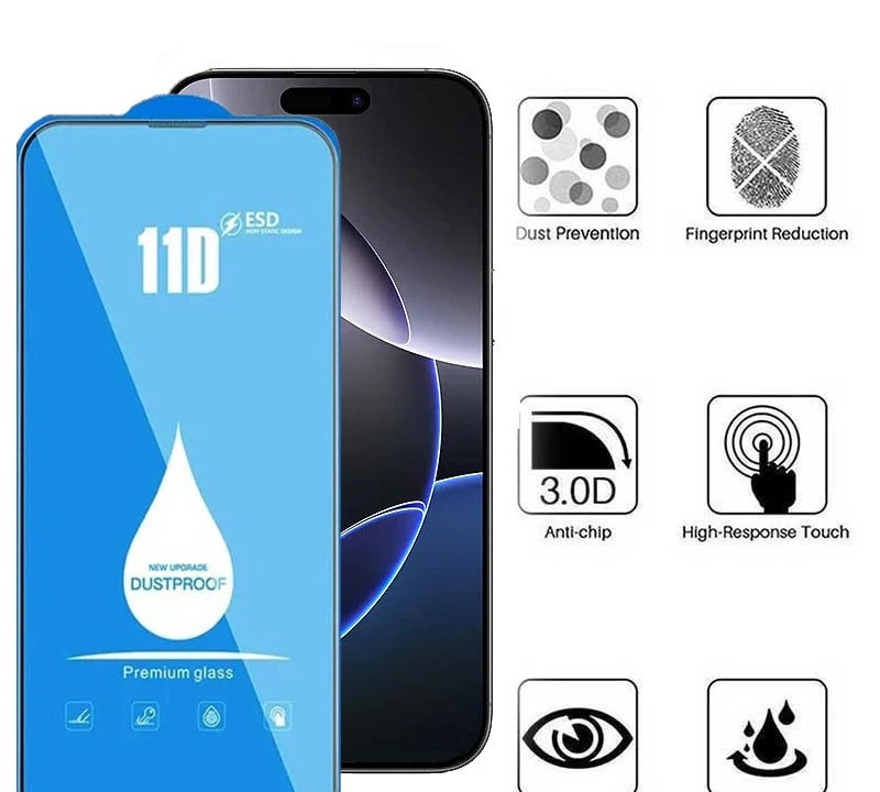 محافظ صفحه نمایش اپیکوی مدل Blue ESD مناسب برای گوشی موبایل اپل iPhone 17 / 16 Pro