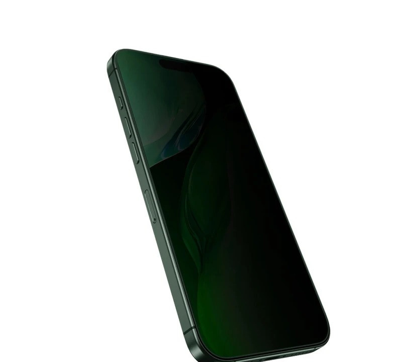 محافظ صفحه نمایش حریم شخصی گرین لاین مدل 3D Silicone Plus Privacy مناسب برای گوشی موبایل اپل iPhone 17 Pro
