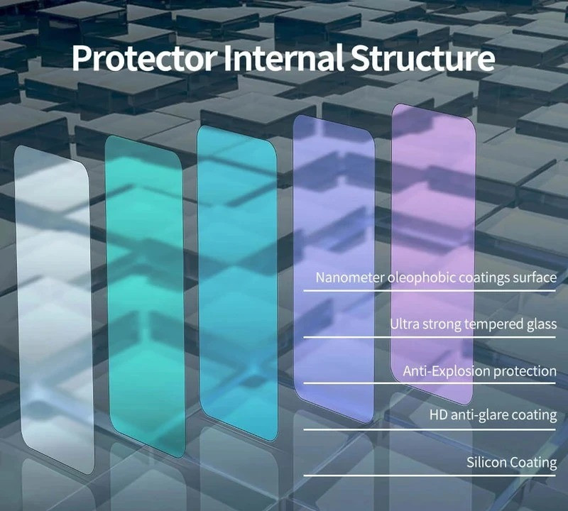 محافظ صفحه نمایش گرین لاین مدل 9H steve مناسب برای گوشی موبایل اپل iPhone 15 Pro