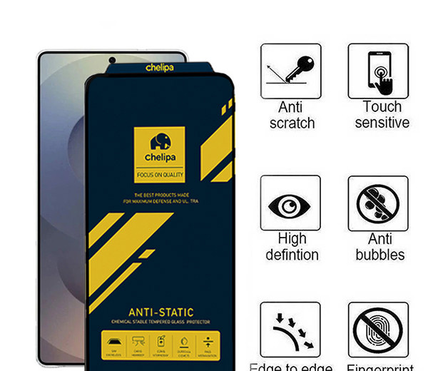 محافظ صفحه نمایش اپیکوی مدل Chelipa Anti-Static مناسب برای گوشی موبایل سامسونگ Galaxy S25 Ultra