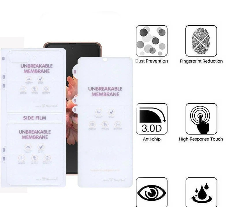 محافظ صفحه نمایش مات بوف مدل Hydrogel-Matte مناسب برای گوشی موبایل سامسونگ Galaxy Z Flip 7 به همراه محافظ پشت گوشی محافظ صفحه نمایش مات بوف مدل Hydrogel-Matte مناسب برای گوشی موبایل سامسونگ Galaxy Z Flip 7 به همراه محافظ پشت گوشی