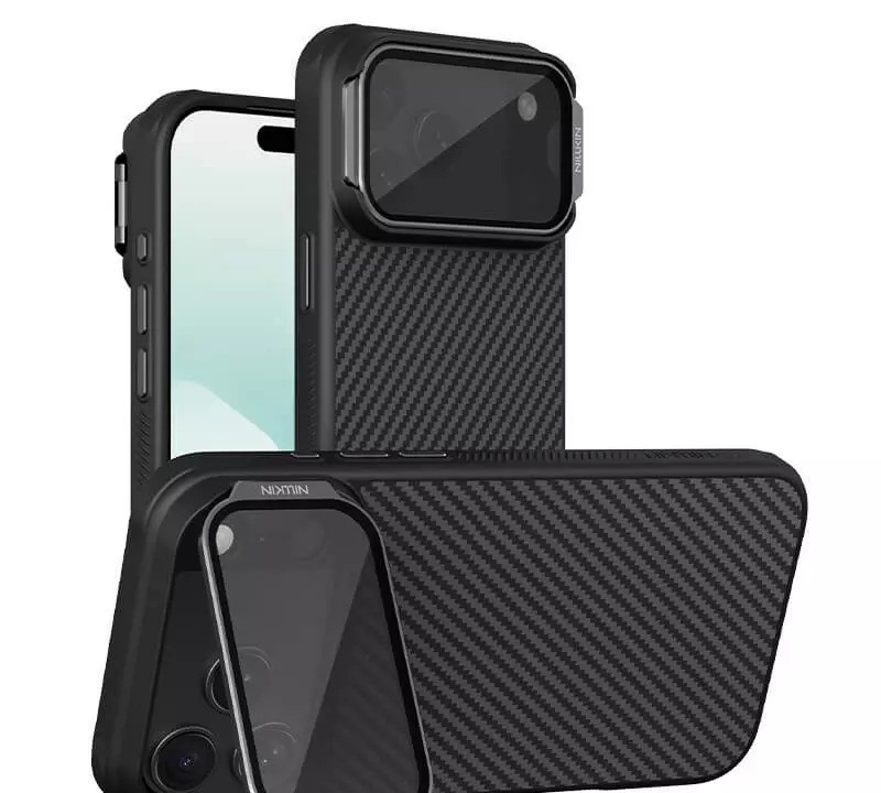 کاور نیلکین مدل CarboProp Magnetic MagSafe Transparent Lens مناسب برای گوشی موبایل اپل iPhone 17 Pro Max