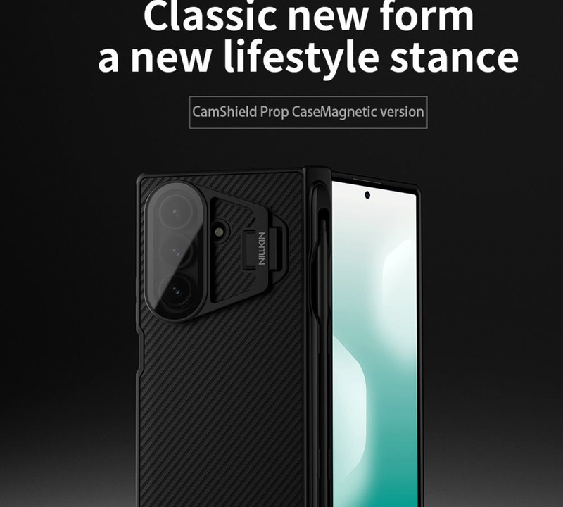 کاور نیلکین مدل Camshield Prop Magnetic Stylus Pen & Transparent Lens Cover Version مناسب برای گوشی موبایل سامسونگ Galaxy Z Fold 7 کاور نیلکین مدل Camshield Prop Magnetic Stylus Pen & Transparent Lens Cover Version مناسب برای گوشی موبایل سامسونگ Galaxy Z Fold 7