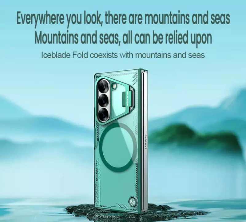 کاور نیلکین مدل Iceblade Prop Magnetic Frame Version مناسب برای گوشی موبایل سامسونگ Galaxy Z Fold 7 کاور نیلکین مدل Iceblade Prop Magnetic Frame Version مناسب برای گوشی موبایل سامسونگ Galaxy Z Fold 7