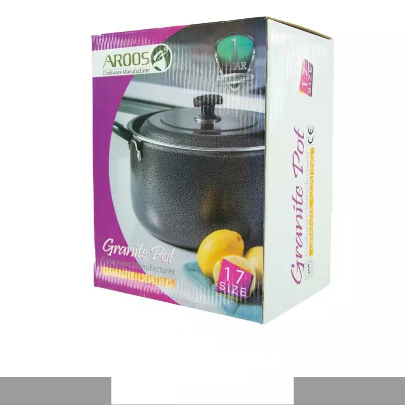 قابلمه عروس مدل درب فلزی دیاکو کد 0317 سایز 17