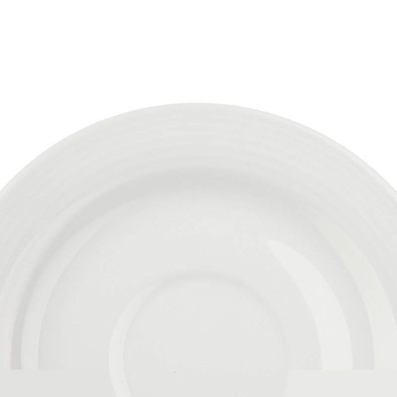 نعلبکی چینی زرین ایران سری هتلی 49 مدل چای خوری سفید کد 16 درجه عالی تکی