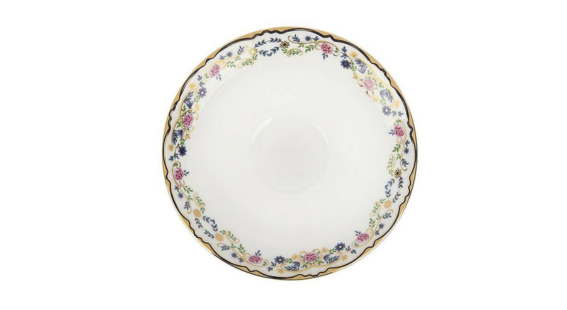 نعلبکی چینی زرین ایران مدل گلد بسته 6 عددی