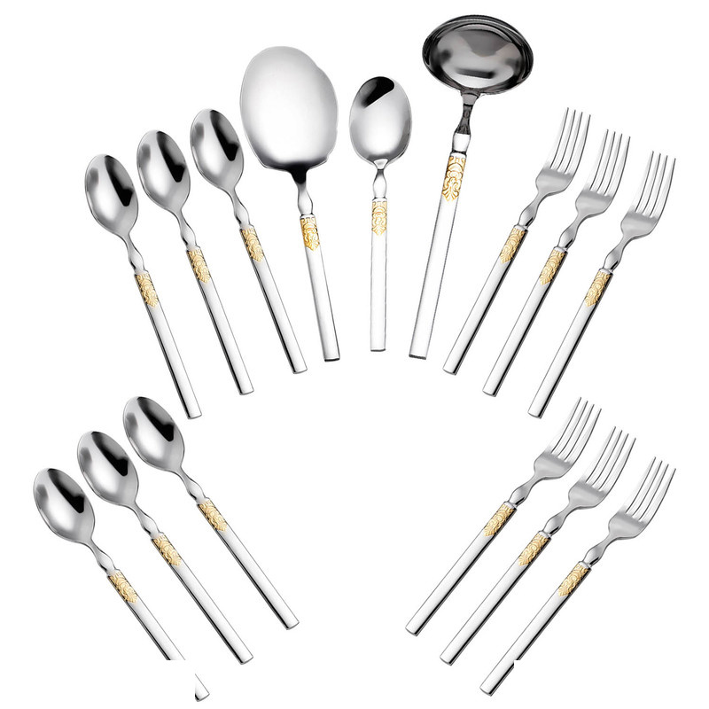 سرویس قاشق و چنگال 15 پارچه 6 نفره جی فی نی مدل G-G055
