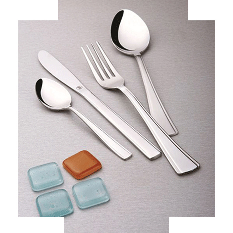 سرویس قاشق و چنگال 12 پارچه صنایع استیل ایران مدل مونزا کد 101