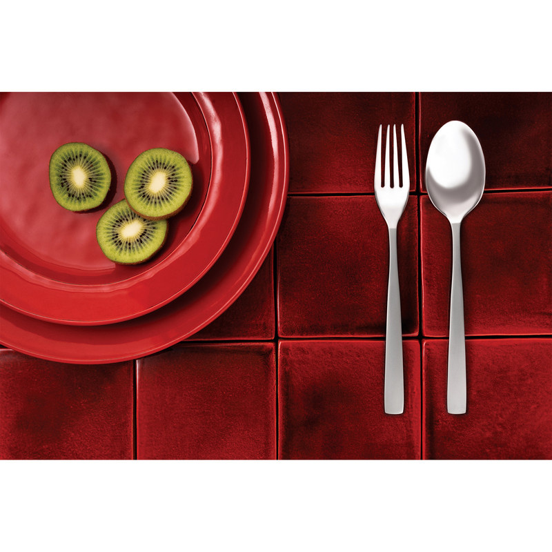 سرویس قاشق و چنگال 12 پارچه ناب استیل مدل فلورانس مات سرویس قاشق و چنگال 12 پارچه ناب استیل مدل فلورانس مات