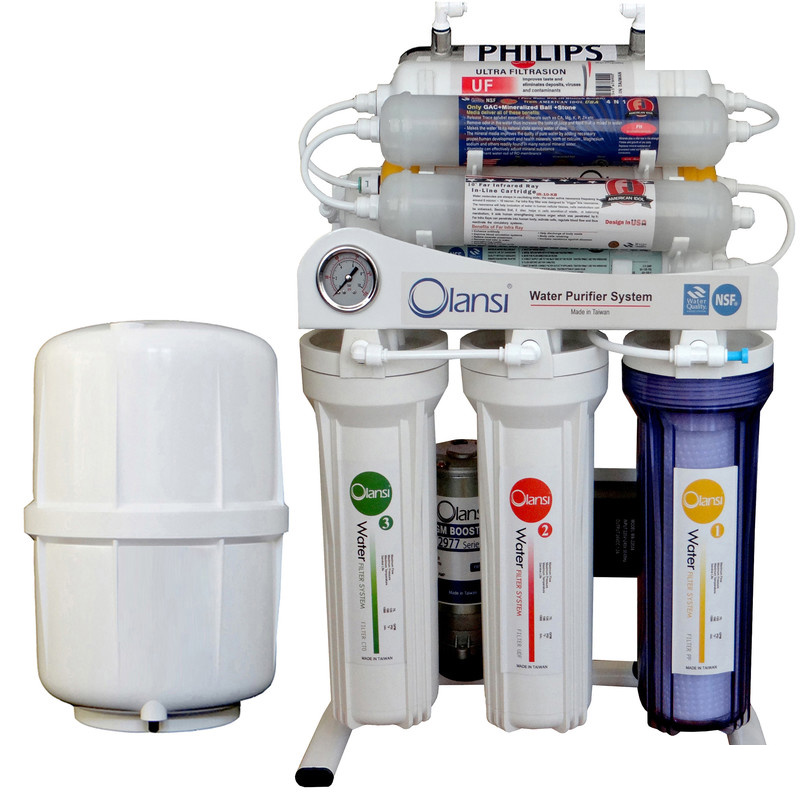دستگاه تصفیه کننده آب اولانسی مدل REVERSE OSMOSIS AT7950 به همراه کیت نشتی گیر