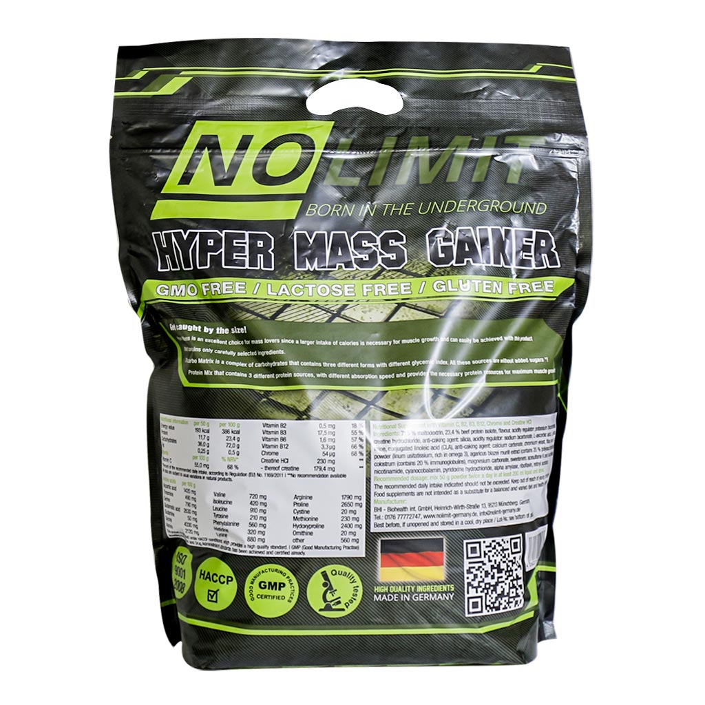 پودر هایپر مس گینر نولیمیت 5.44 کیلوگرم