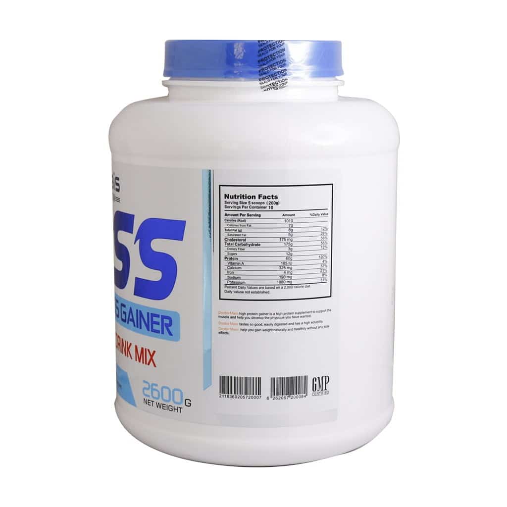 پودر گینر ماسل مس دوبیس 2600 گرم