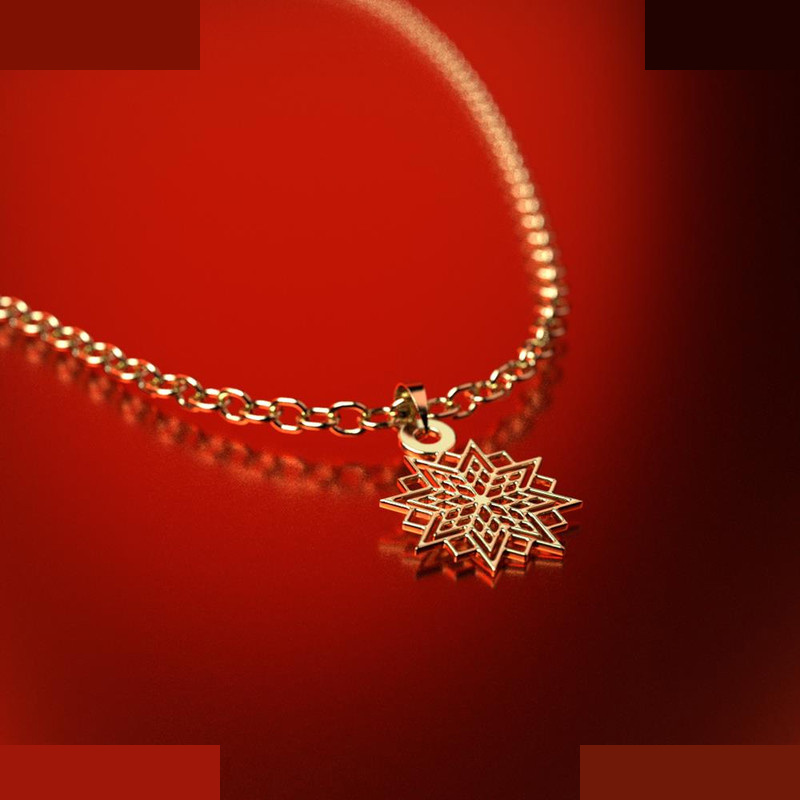 نیم ست طلا 18 عیار زنانه مدوپد مدل اسلیمی کد NA10007