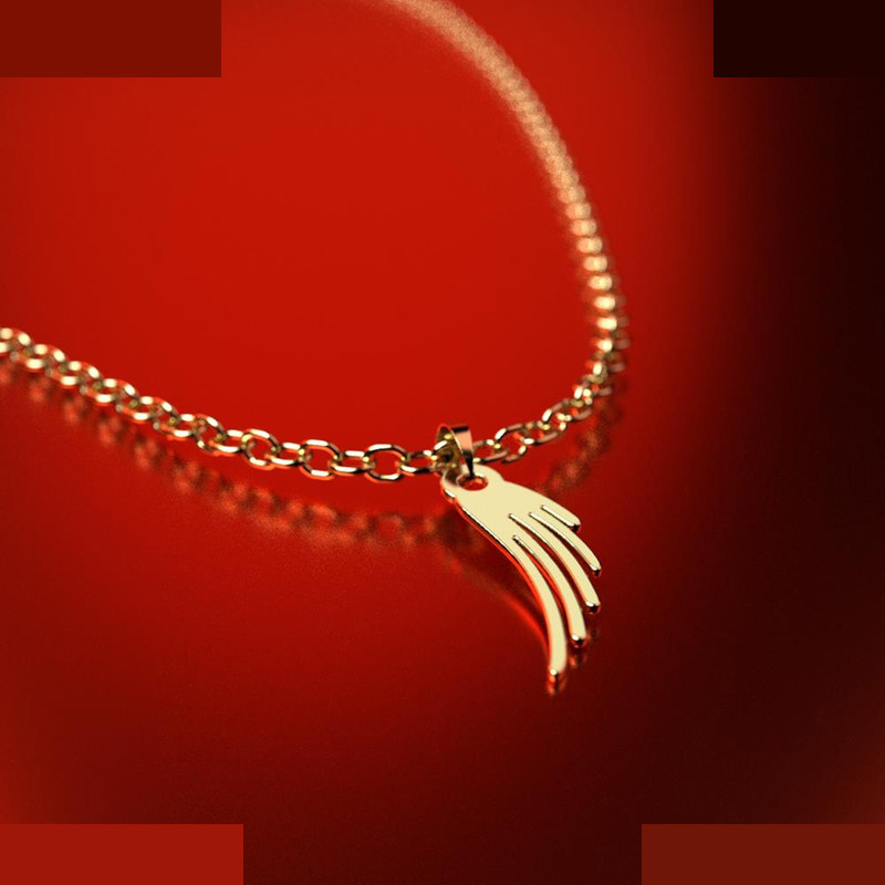 نیم ست طلا 18 عیار زنانه مدوپد مدل بال کد NA11871