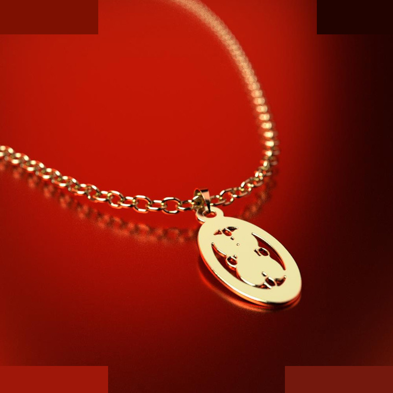 نیم ست طلا 18 عیار زنانه مدوپد مدل هندسی کد NA11921