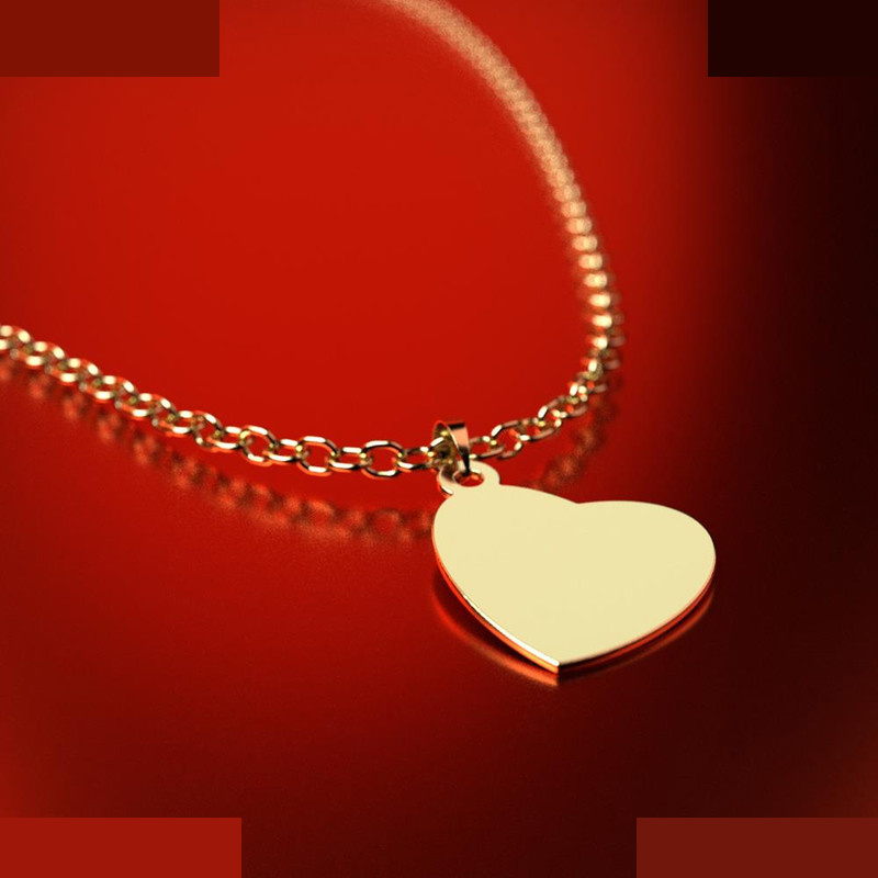 نیم ست طلا 18 عیار زنانه مدوپد مدل قلب کد NA17771