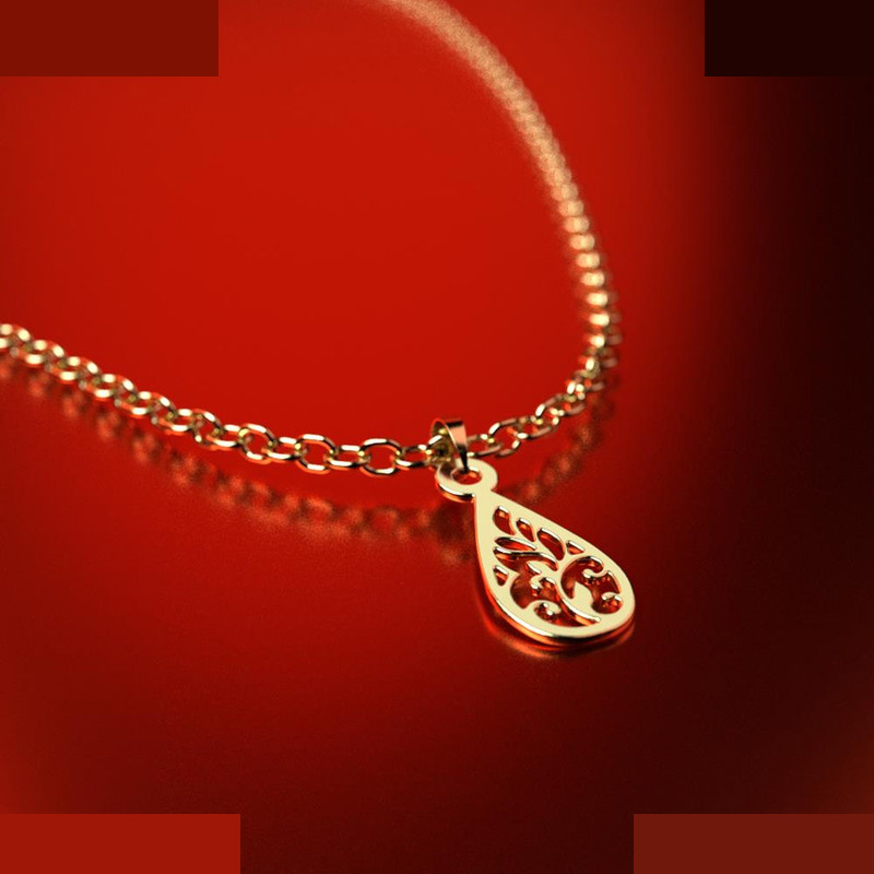 نیم ست طلا 18 عیار زنانه مدوپد مدل اسلیمی کد NA10580