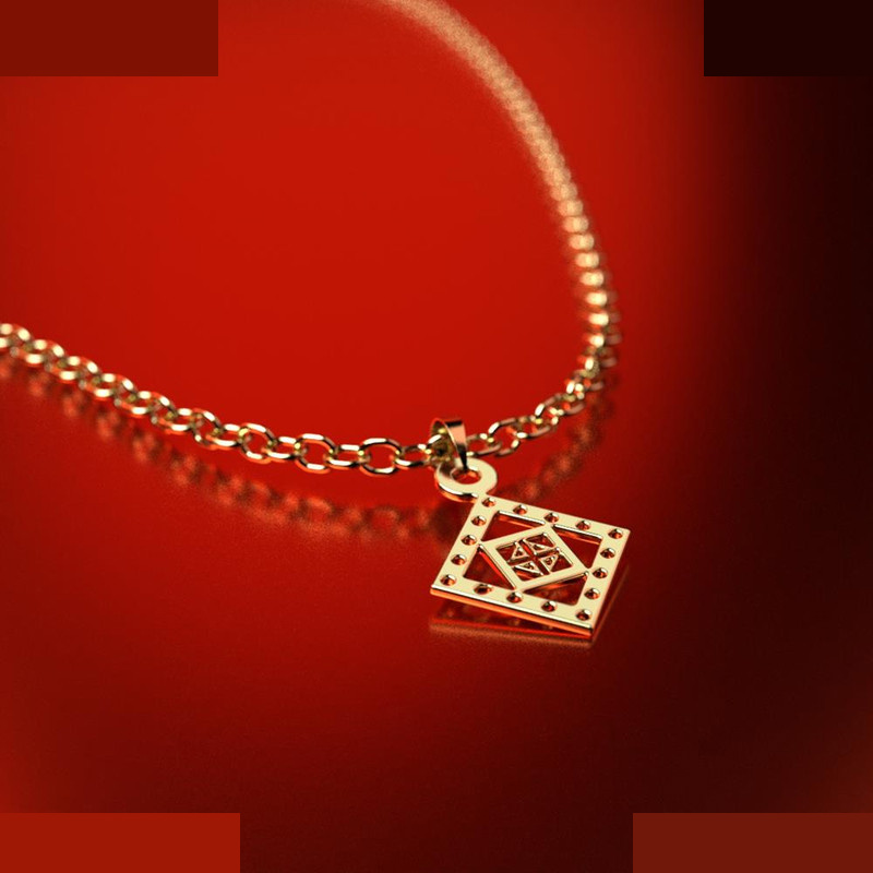 نیم ست طلا 18 عیار زنانه مدوپد مدل لوزی کد NA10648 نیم ست طلا 18 عیار زنانه مدوپد مدل لوزی کد NA10648