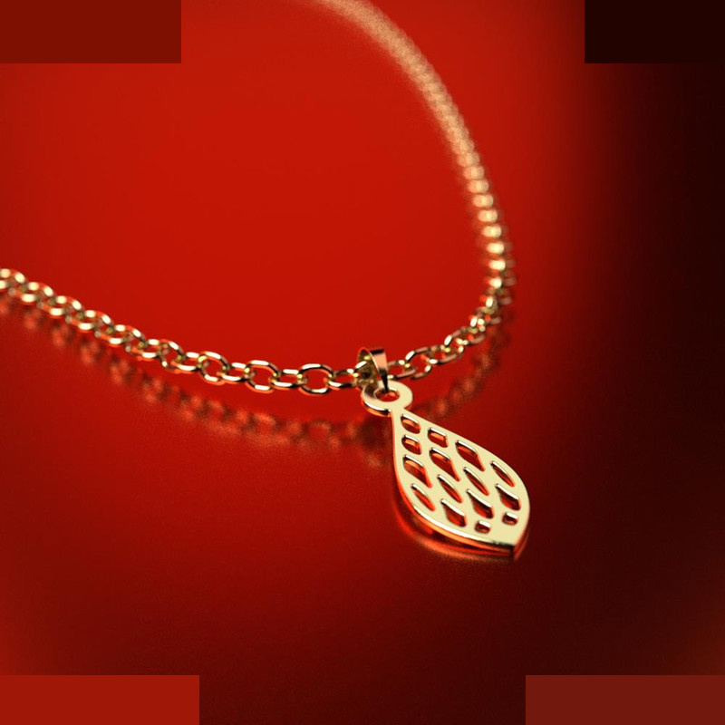 نیم ست طلا 18 عیار زنانه مدوپد مدل هندسی کد NA10823