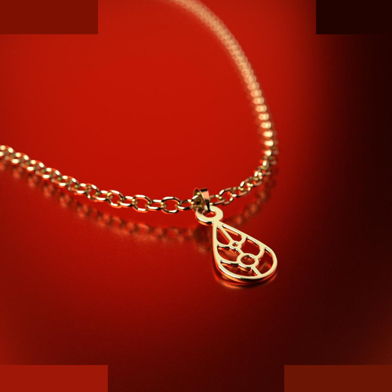 نیم ست طلا 18 عیار زنانه مدوپد مدل اشک کد NA10872