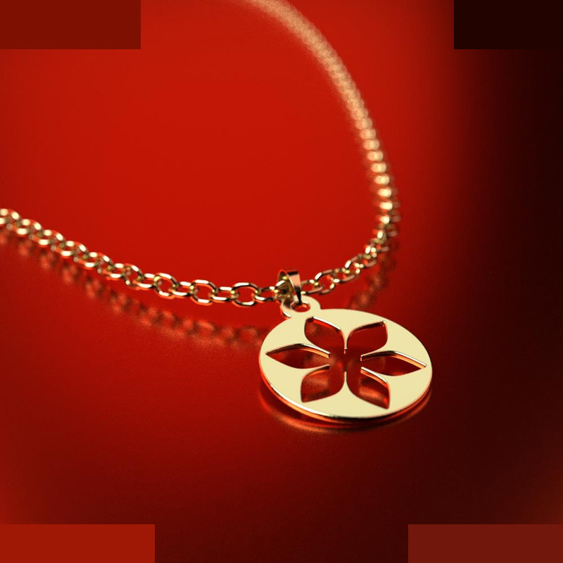 نیم ست طلا 18 عیار زنانه مدوپد مدل گل کد NA10950