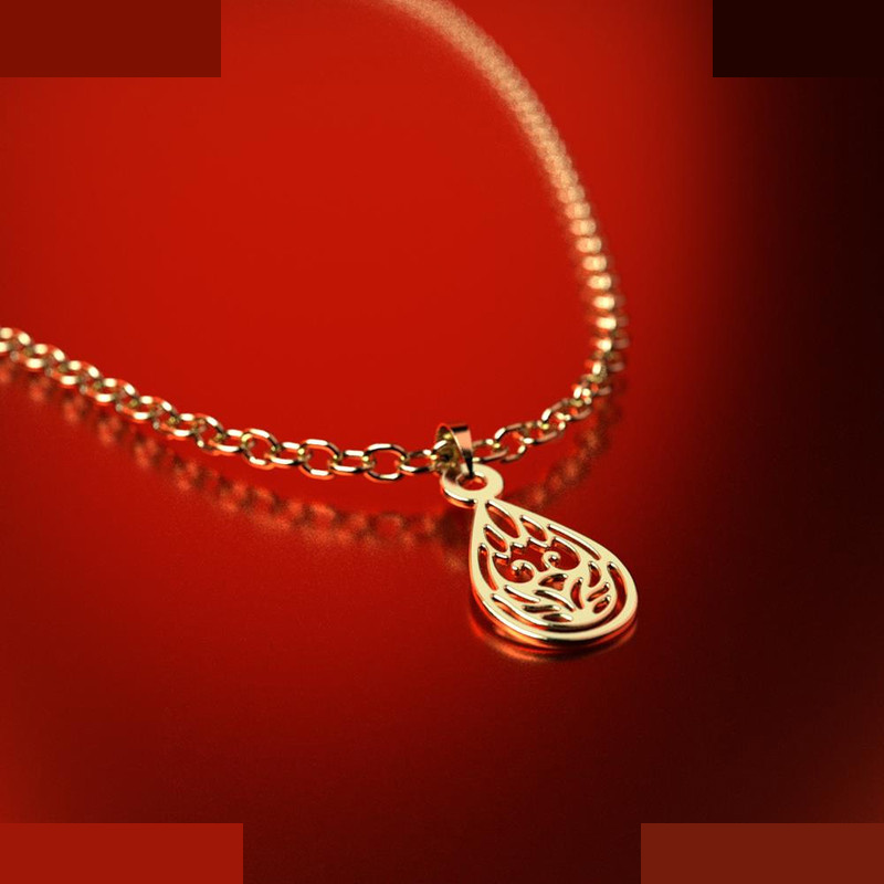 نیم ست طلا 18 عیار زنانه مدوپد مدل اشک کد NA11056