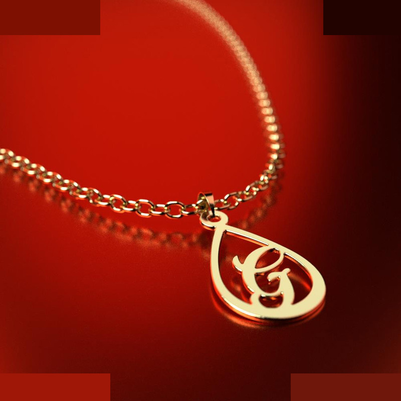 نیم ست طلا 18 عیار زنانه مدوپد مدل حرف G کد NA11185